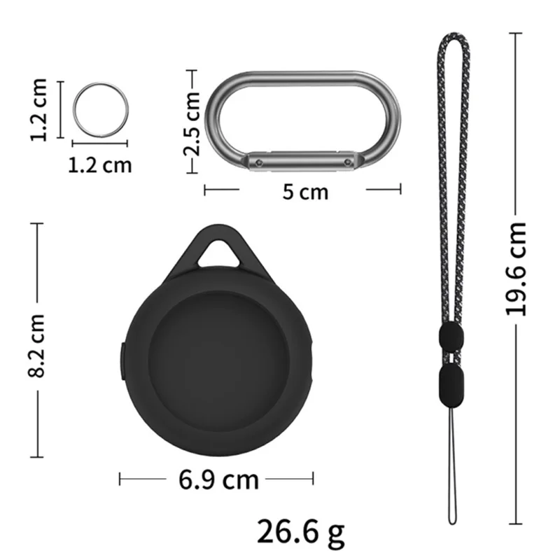 Soft Silicone Case for Pokemon Go Plus+ Anti-scratch Protective Cover with Wrist Strap - Yellow