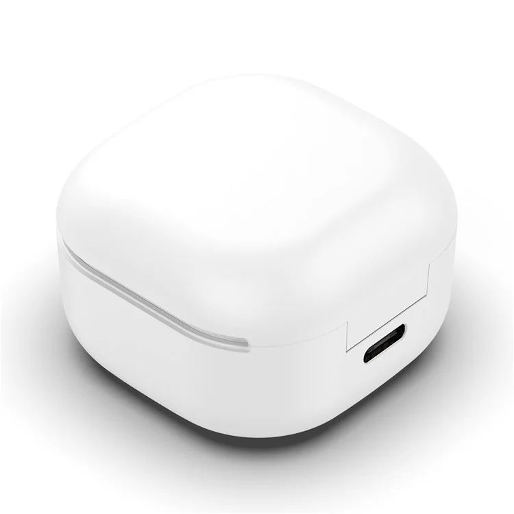 Pour Samsung Galaxy Buds fe SM-R400 Câble de Chargeur de Poubelle + Poubelle de Charge de Remplacement - Blanc