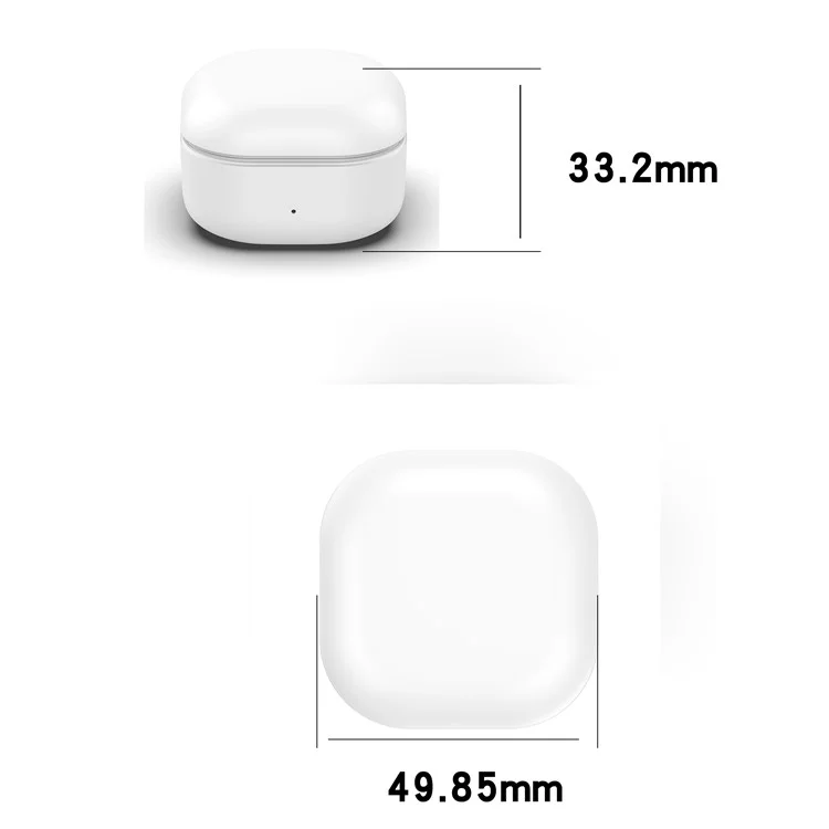 Für Samsung Galaxy Buds fe SM-R400 Ladegerät Ladekabel + Ersatzladevorbehalt - Weiß