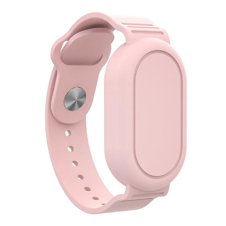 Waterproof Silicone Wristband for Samsung Galaxy SmartTag 2 Bluetooth-compatible Tracker Protective Case - Pink