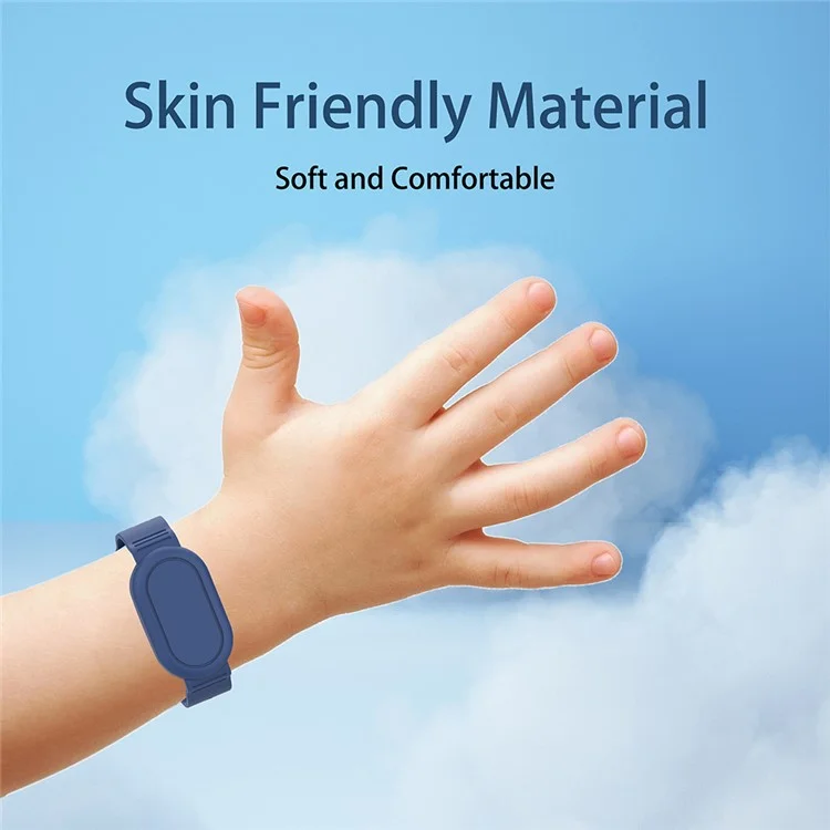 Waterproof Silicone Wristband for Samsung Galaxy SmartTag 2 Bluetooth-compatible Tracker Protective Case - Pink