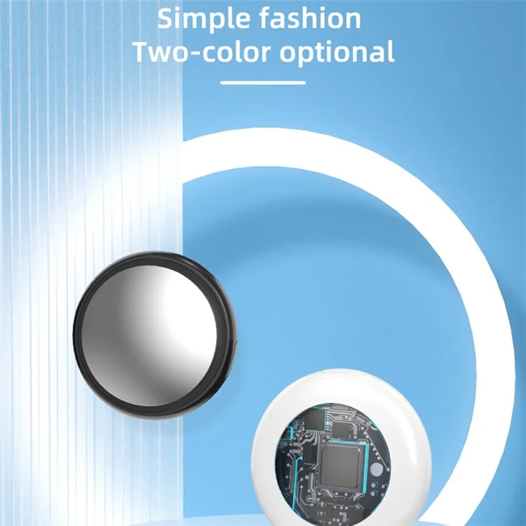 TX02 Wireless Key Finder Smart App Control Anti-Lost Posizione Tracker (con Trova la Mia Certificazione) - Bianco