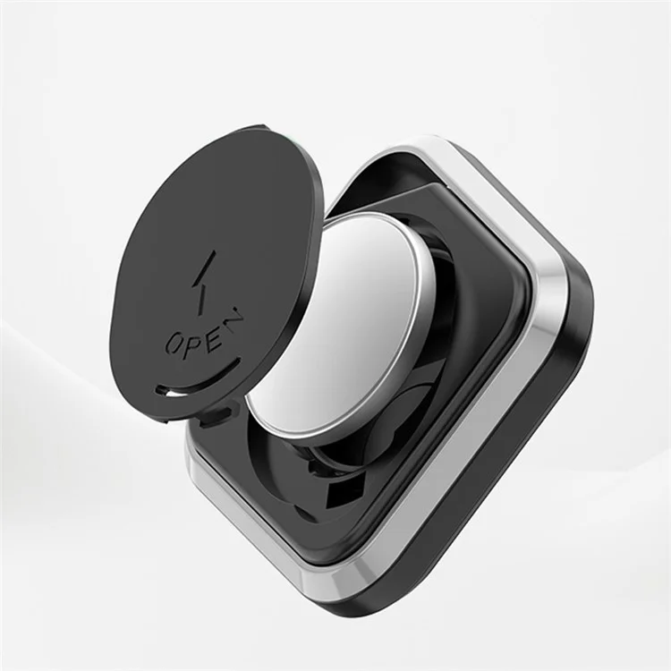 M2 Bluetooth-compatible Tracker Car Key Anti-Loss Finder Locator Device (Find My Certificated) - White / Silver