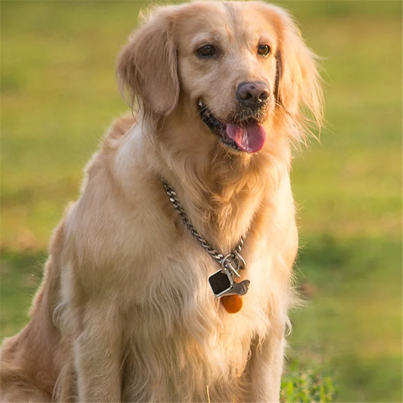 M2 Bluetooth-compatible Tracker Car Key Anti-Loss Finder Device for iOS - White