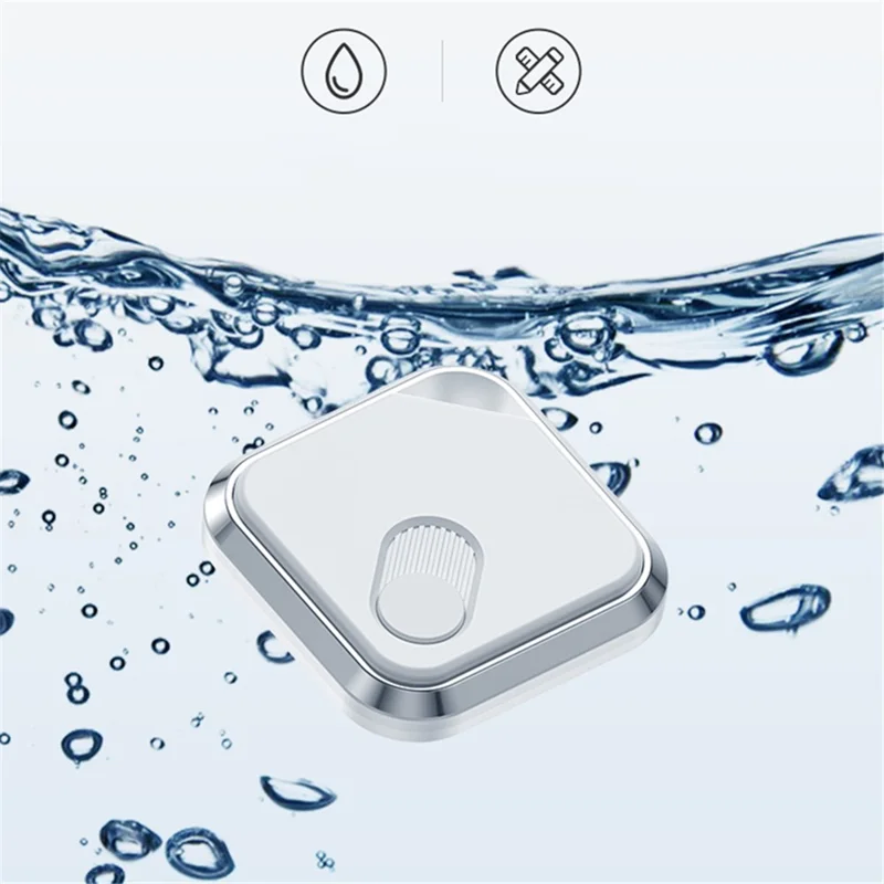 M2 Bluetooth-compatible Tracker Car Key Anti-Loss Finder Device for iOS - White