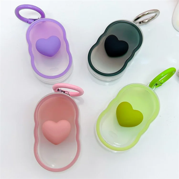 Pour Samsung Galaxy SmartTag2 Étui TPU Bluetooth Tracker Cover avec Boucle d'Anneau - Nœud Papillon Vert+Anneau Vert