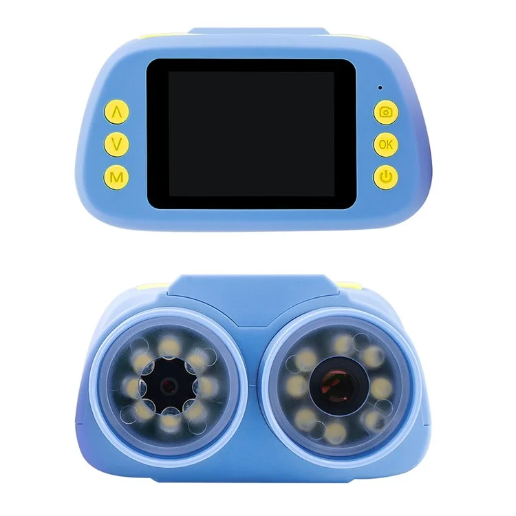 ANDONSTAR AD122 Kids Microscope Telescope 2 inch Digital Camera Handheld Microscope Binoculars - Blue