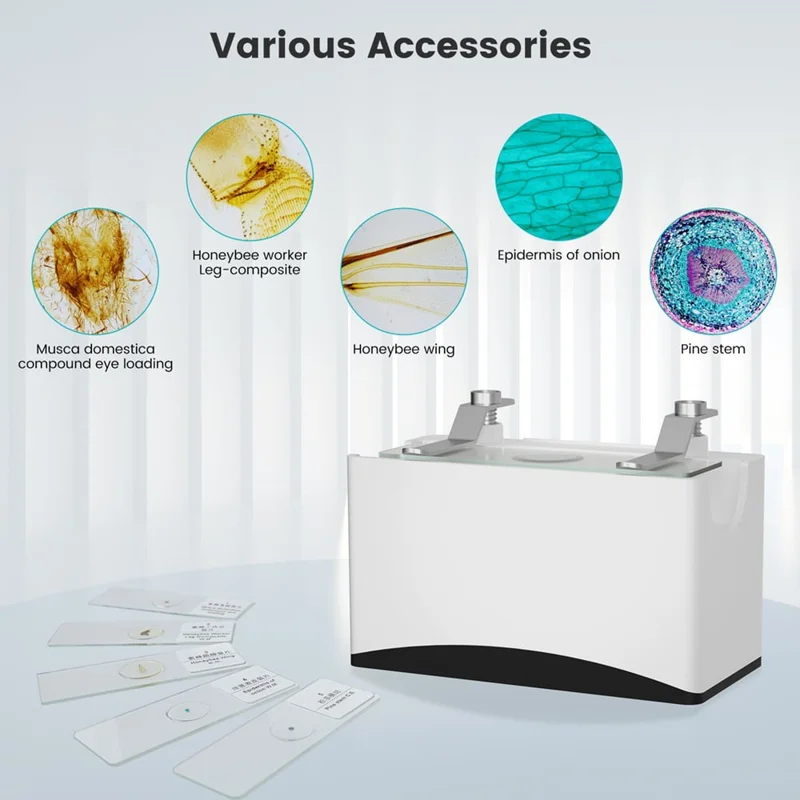 ANDONSTAR AD207S-10 Pro Digital Microscope Endoscope 26cm 10 inch Dual Lens Soldering Microscope Inspection Camera - US Plug