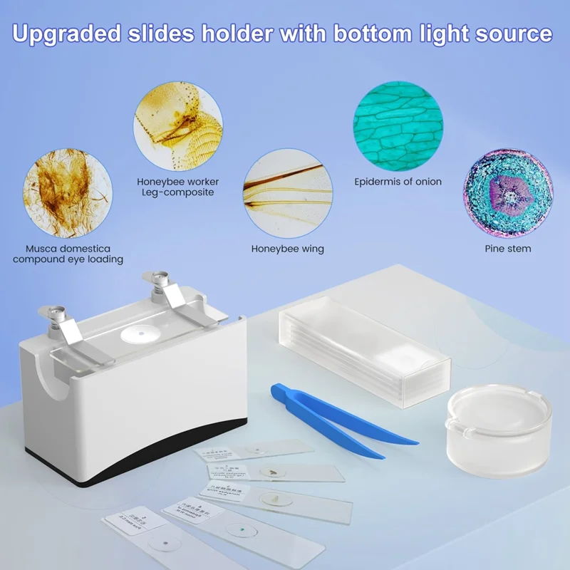 ANDONSTAR AD207S-10 Pro Digital Microscope Endoscope 26cm 10 inch Dual Lens Soldering Microscope Inspection Camera - US Plug