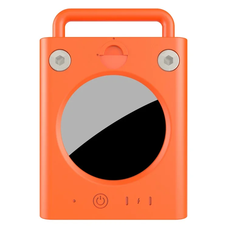 For AirTag PC Keychain Holder Case Screw Full Cover GPS Tracker for Childdren, Elderly, Pet - Orange
