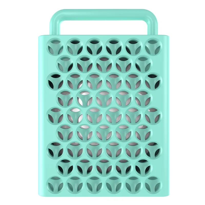 For AirTag PC Keychain Holder Case Screw Full Cover GPS Tracker for Childdren, Elderly, Pet - Mint Green