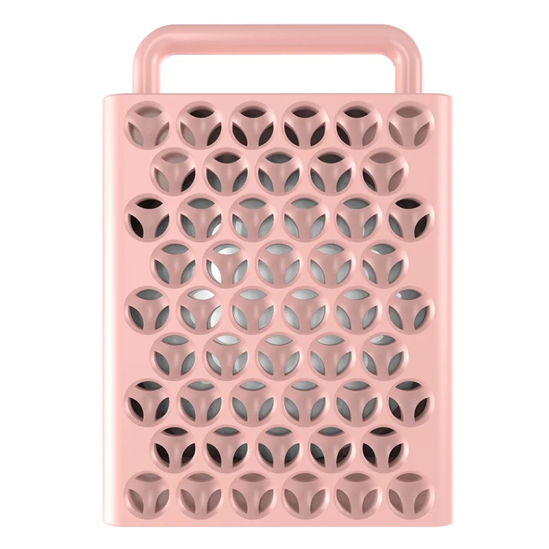 For AirTag PC Keychain Holder Case Screw Full Cover GPS Tracker for Childdren, Elderly, Pet - Pink