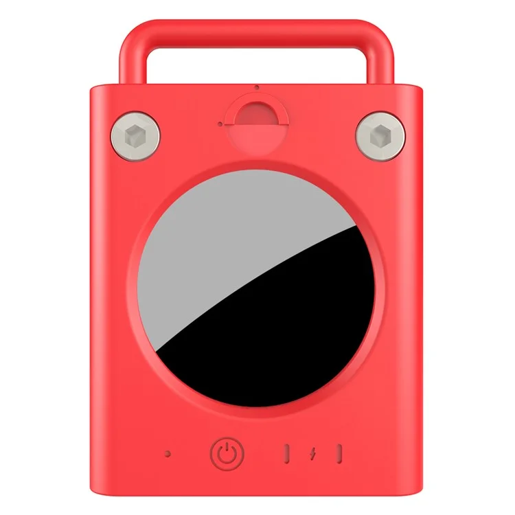 Per AirTag PC Portachiavi Custodia Vite Copertura completa Tracker GPS per bambini, anziani, animali domestici - Rosso