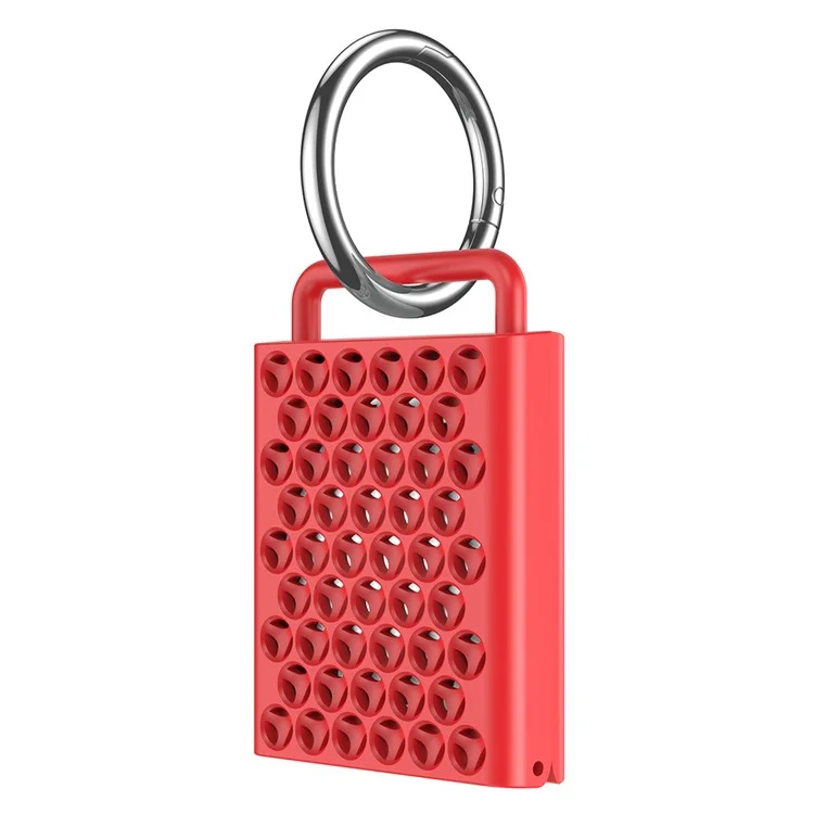 Per AirTag PC Portachiavi Custodia Vite Copertura completa Tracker GPS per bambini, anziani, animali domestici - Rosso