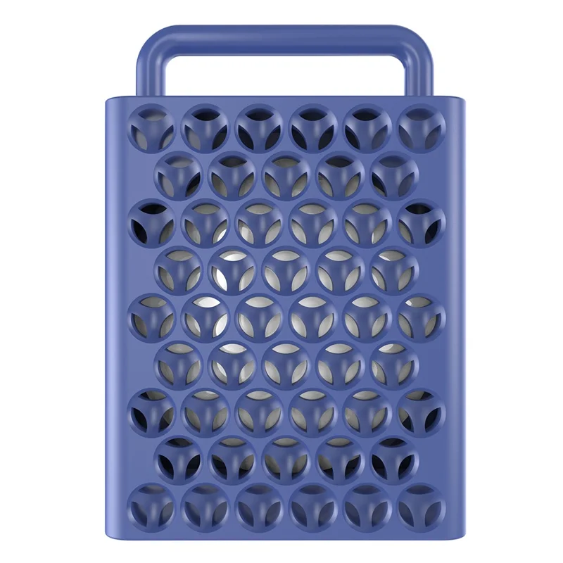 For AirTag PC Keychain Holder Case Screw Full Cover GPS Tracker for Childdren, Elderly, Pet - Blue