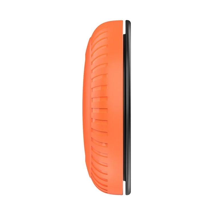 For AirTag Holder Case with Adhesive Sticker TPU+PC Protective Tracker Finder Cover - Orange