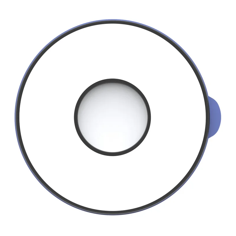 For AirTag Holder Case with Adhesive Sticker TPU+PC Protective Tracker Finder Cover - Blue