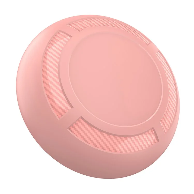For AirTag Magnetic Case Shockproof TPU Protective Tracker Finder Cover - Pink