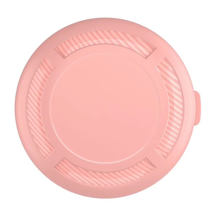For AirTag Magnetic Case Shockproof TPU Protective Tracker Finder Cover - Pink