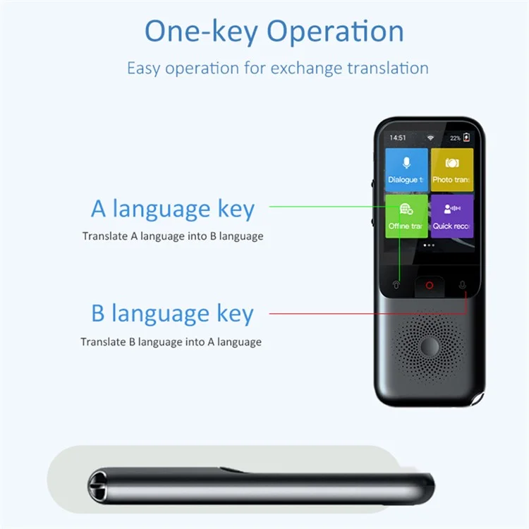 T11 T11 Wifi Voice Photo Translation Tool Instant Translator Soporte 134 Idiomas