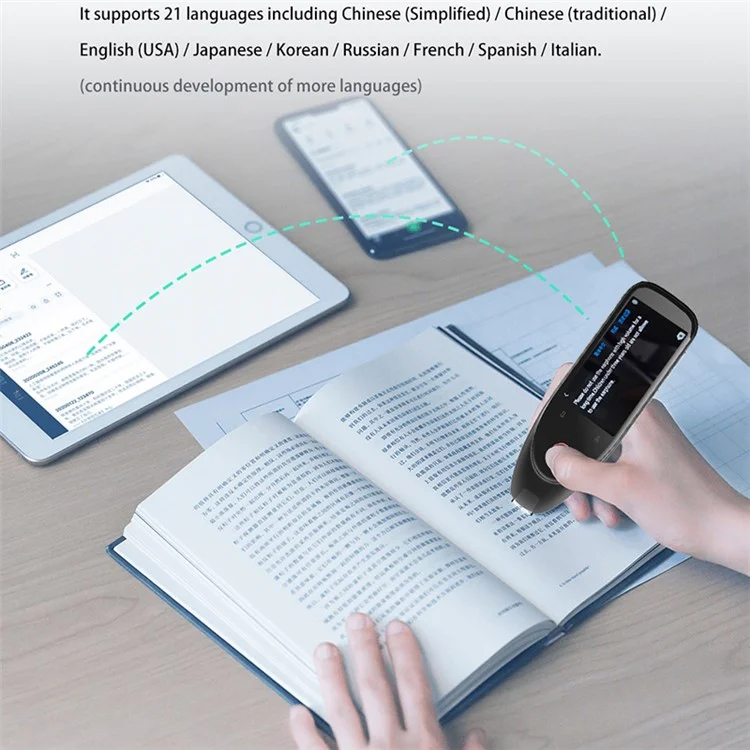 S50 112 Langues 3,0 Pouces Scan Dictionary Pen Scanning Traductor (Global Traduction Version)