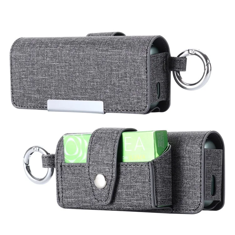 For IQOS Iluma Prime Protective E-Cigarette Case Storage Bag Portable Pocket - Grey