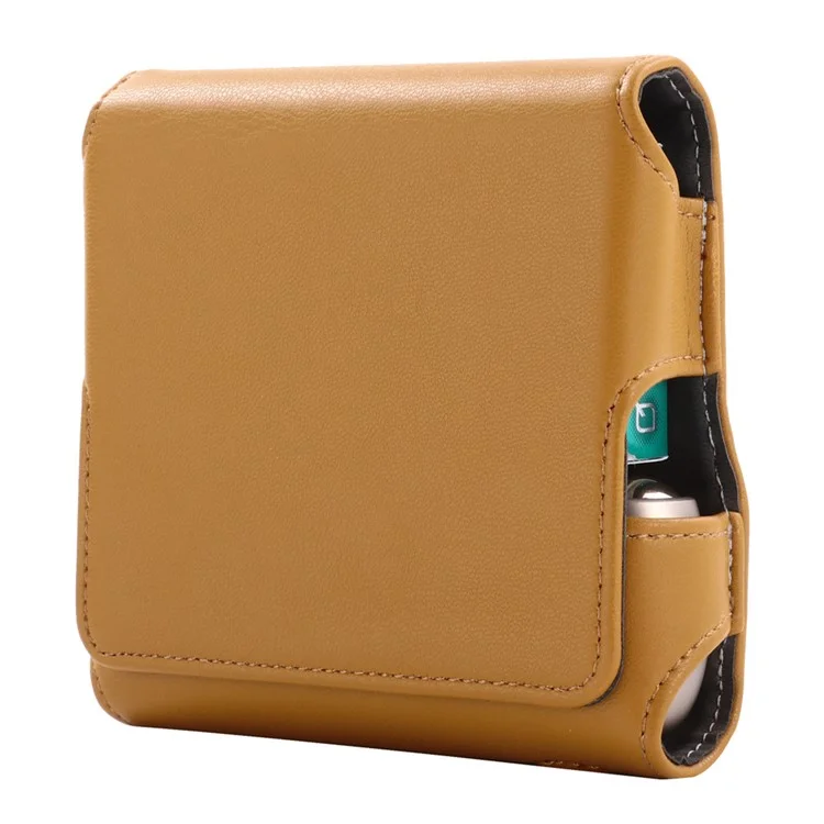 Pour Iqos 3 / 3 Duo / Couverture de Rangement de Protection Anti-chigare Iluma Cignet - Brun Clair