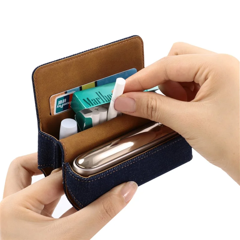 Pour IQOS 3 / 3 Duo / Iluma Étui de protection anti-choc pour cigarette - Noir