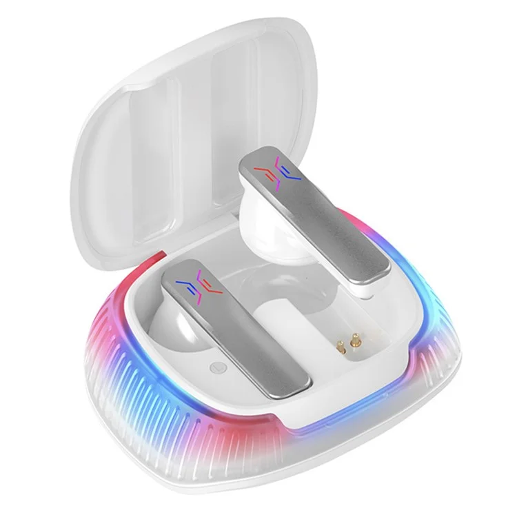 B18 Bluetooth-compatible Translator Headset 144 Languages Real Time Earphone Smart Voice Translator Earbuds - White