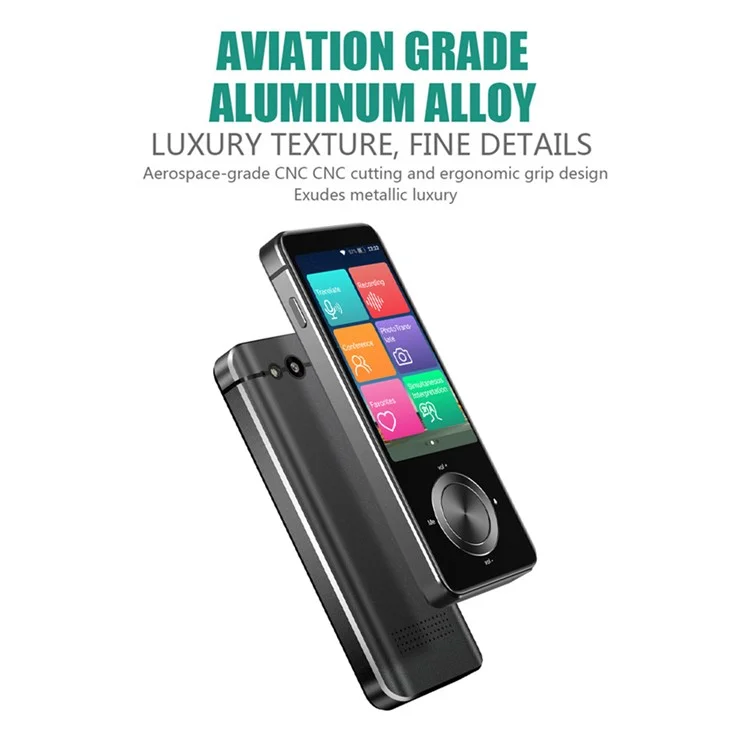 M9 Offline Language Voice Translator WiFi Voice Photo Translation Device for Travel Learning Business - Gold
