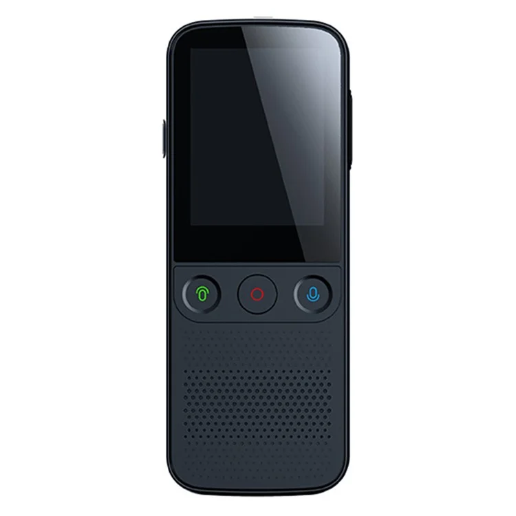 Traductor de voz inteligente T10 PRO con traducción en tiempo real de 14 idiomas, dispositivo de traducción de fotos sin conexión - Negro