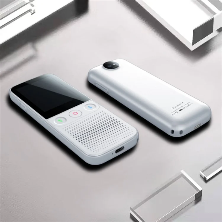 T10 PRO Smart Voice Translator Real-Time Translator with 14 Languages Offline Photo Translation Device - White