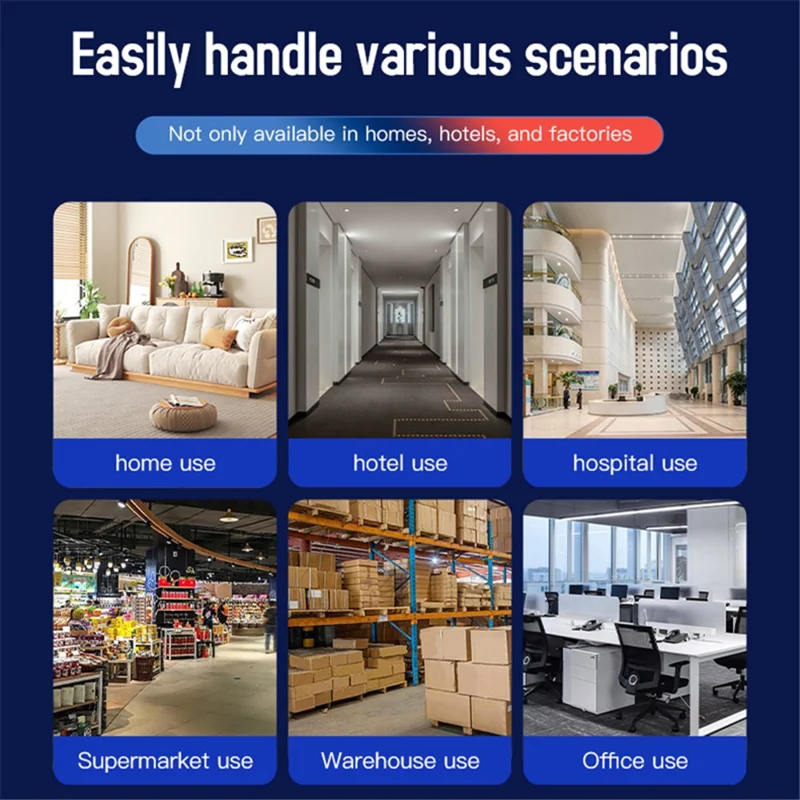 360-Degree High-Power Ultrasonic Pest Repeller with LED Light - Black  /  EU Plug