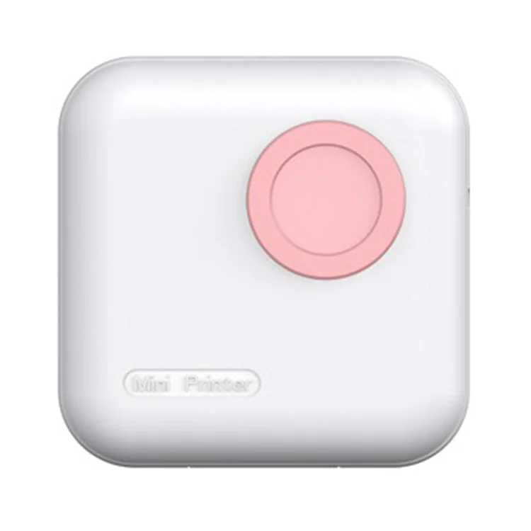 M2 Portable Wireless Thermal Photo Printer Pocket Label Maker, Standard Version - Pink