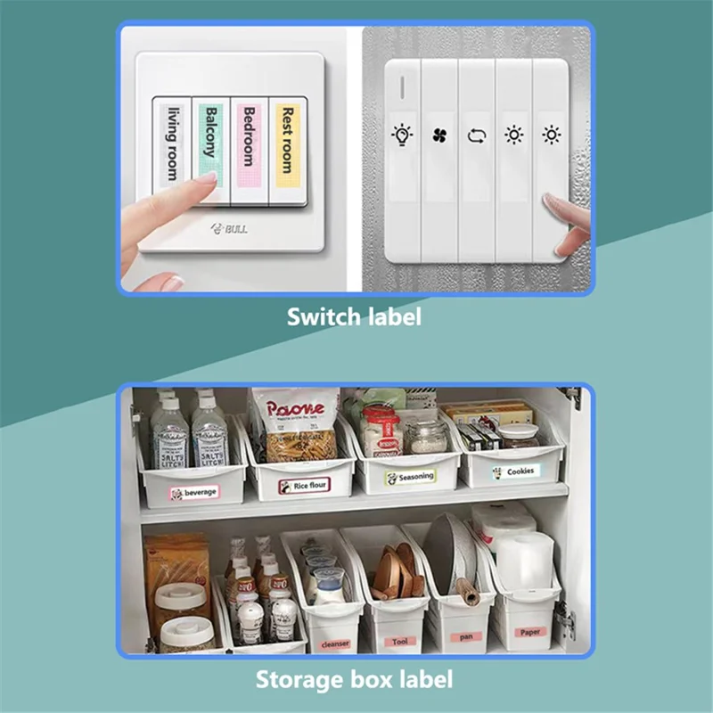 M2 Portable Wireless Thermal Photo Printer Pocket Label Maker, Standard Version - Black