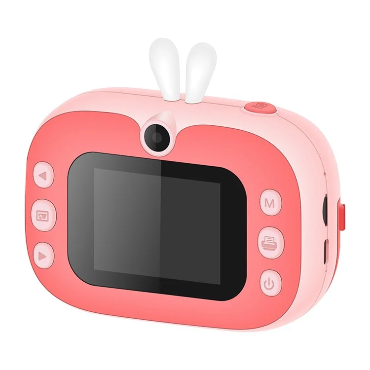 Appareil photo instantané pour enfants X106 sans encre, imprimante 2,4 pouces, cadeau de Noël et d'anniversaire
