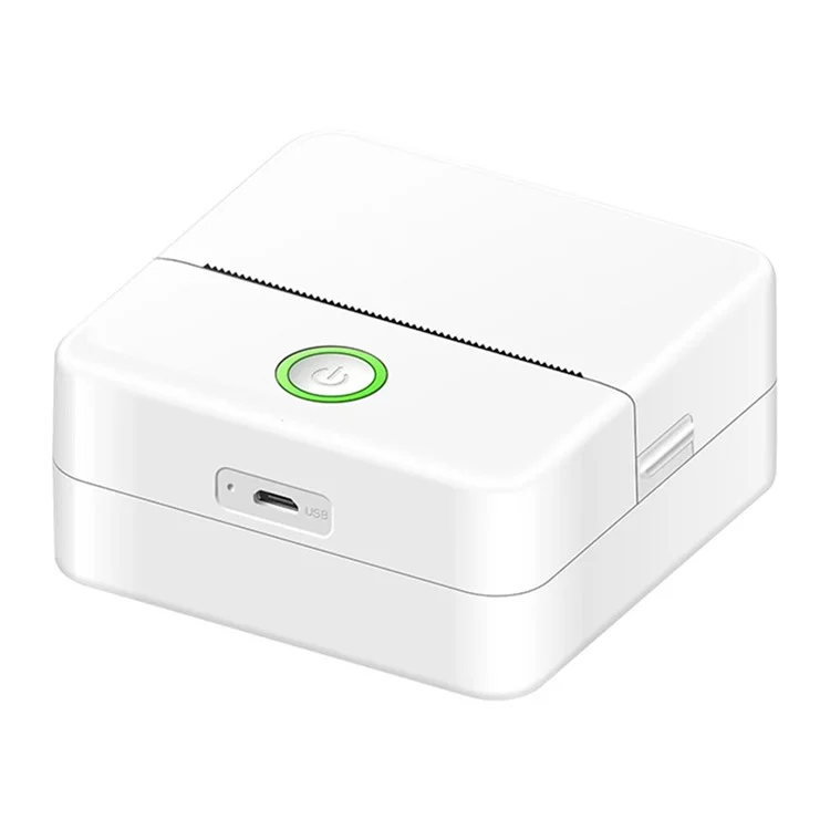X6 Bluetooth-compatible Thermal Pocket Printer Inkless Note Sticker Maker Printing Machine - White