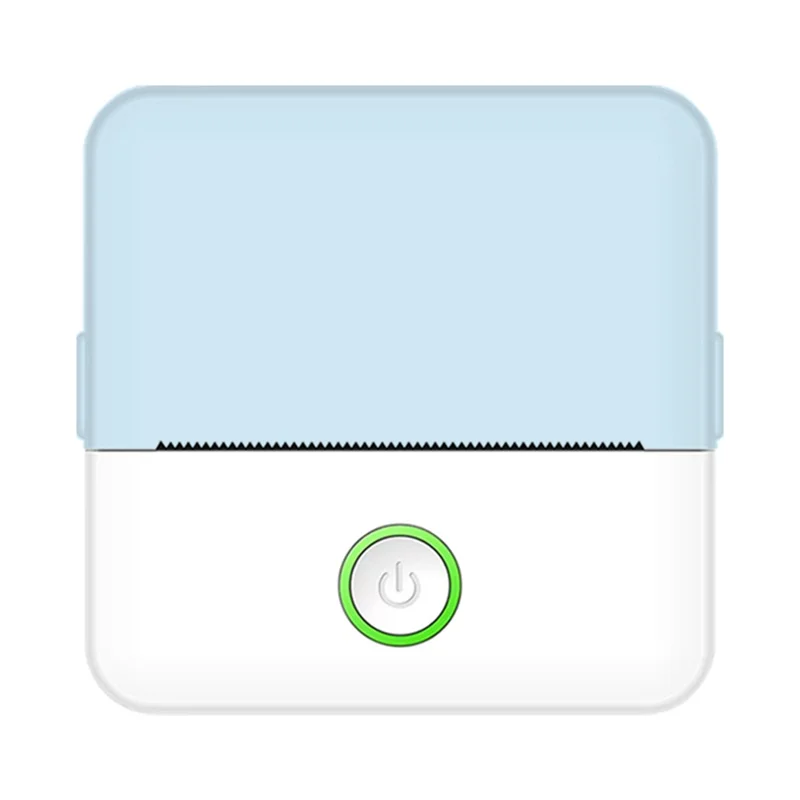 Imprimante portable thermique X6 avec Bluetooth, machine d'impression sans encre pour notes et autocollants - Bleu