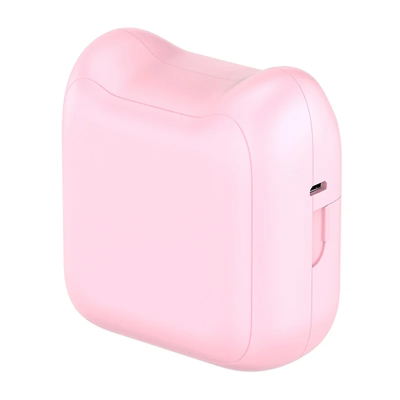 A31 Przenośny minidrukarka termiczna z naklejkami, przenośna, z obsługą Bluetooth, drukarka błędów dla studentów, wersja standardowa - różowy