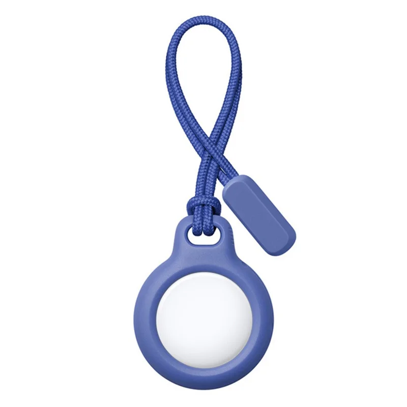 Protective Cover for AirTag Anti-lost Tracker ABS Anti-scratch Case with Strap - Sapphire