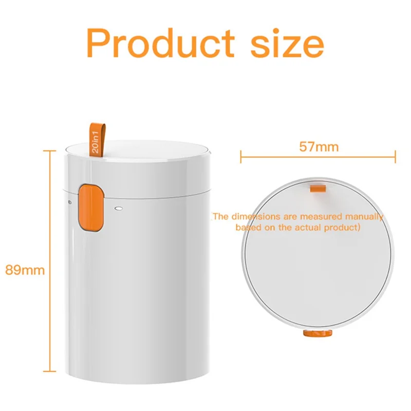 20-in-1 Laptop Screen Keyboard Cleaner Kit Multifunctional Electronics Device Cleaning Tool - Black