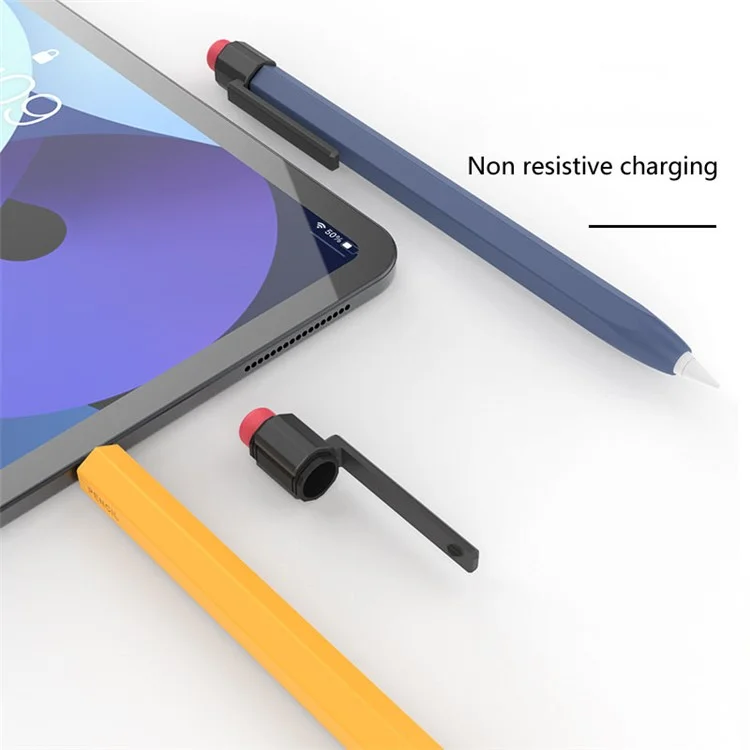 AHASTYLE PT180-1-K Für Apple Pencil (1. Generation) Sleeve Stylus Pen Retro Case Silikon Schutzhülle - Gelb