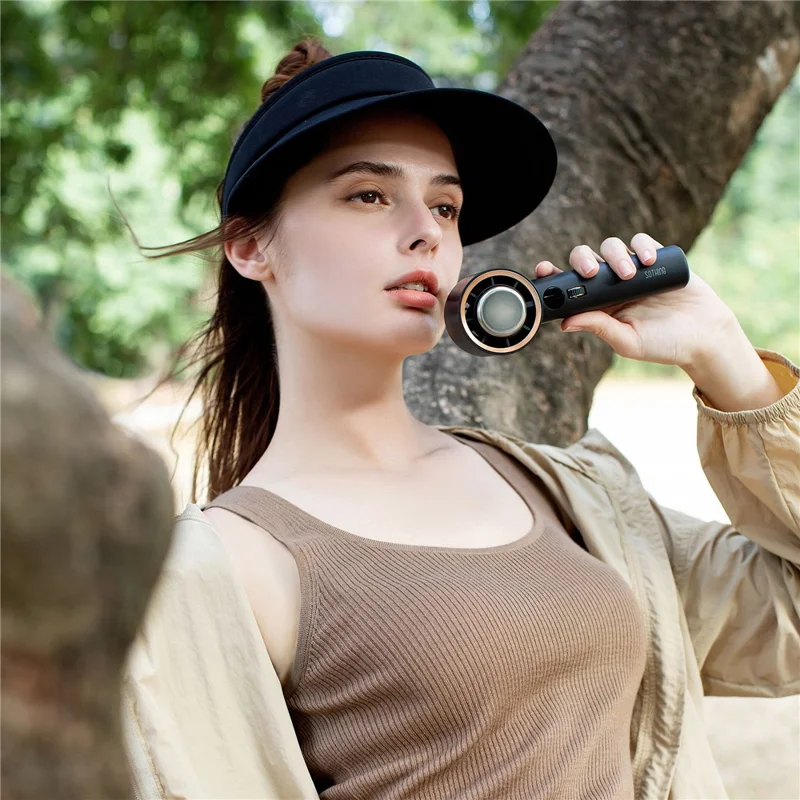 SOTHING Engine MaxB DSHJ-S-2320B Portable Cooling Fan 100 Gear Wind Speed Handheld Fan - Grey