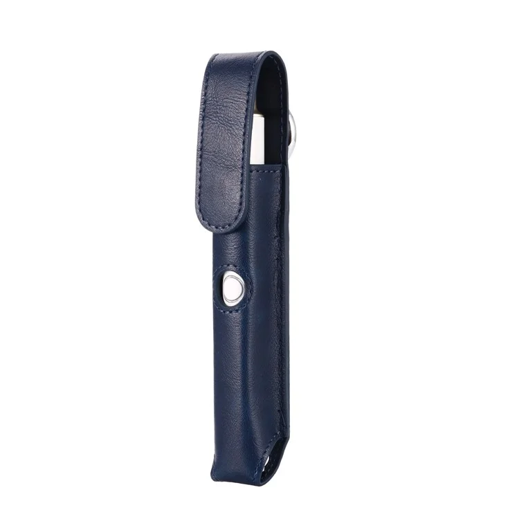 ONE-001 For Ploom TECH+ Protective Sleeve PU Leather / Denim E-cigarette Cover - Sapphire