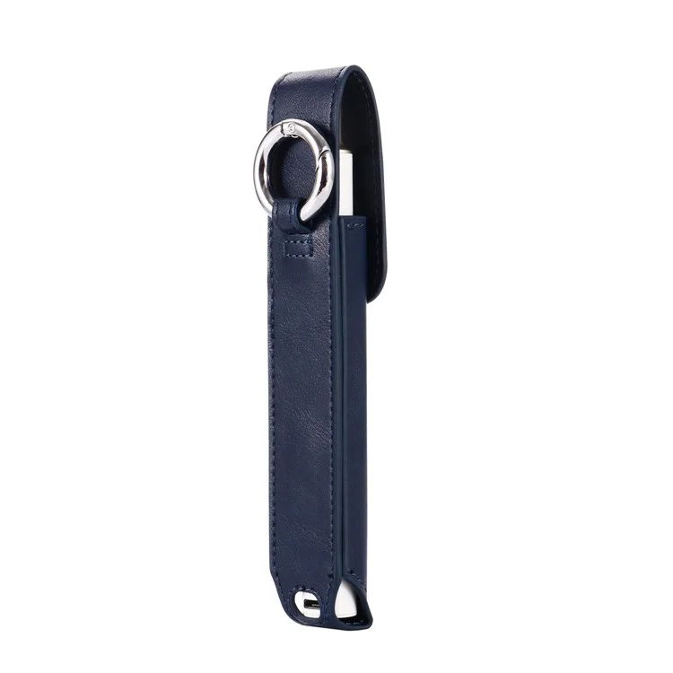 ONE-001 For Ploom TECH+ Protective Sleeve PU Leather / Denim E-cigarette Cover - Sapphire