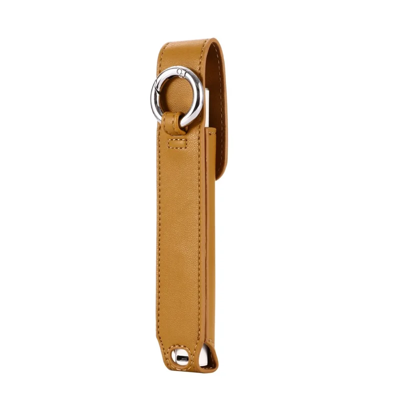 ONE-001 For Ploom TECH+ Protective Sleeve PU Leather / Denim E-cigarette Cover - Light Brown