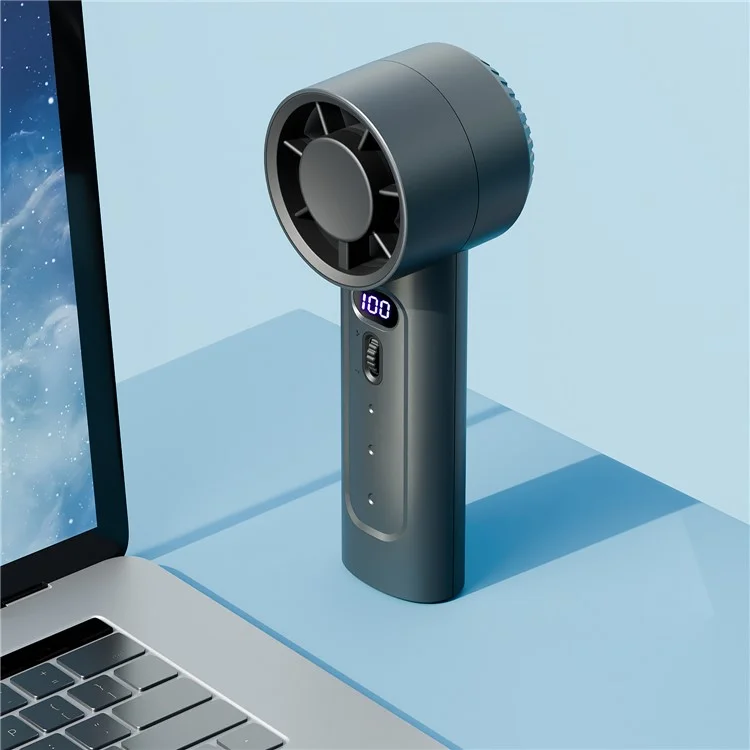 FC1 Summer Cooler Desktop Fan Turbine Handheld Fan mit 100 Windgeschwindigkeitsstufen - Weiß