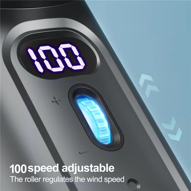 FC1 Summer Cooler Desktop Fan Turbine Handheld Fan mit 100 Windgeschwindigkeitsstufen - Weiß