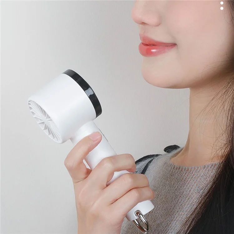 WX-625 Portable Mini Summer Fan Cold Compress Function Handheld Cooling Fan - White
