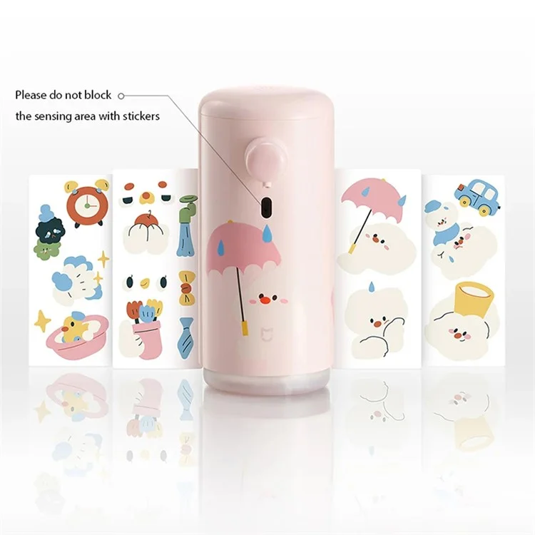 XIAOMI MIJIA MJXSJO6XW Dispensador de jabón de manos automático con sensor infrarrojo y capacidad de 320 ml - Rosa